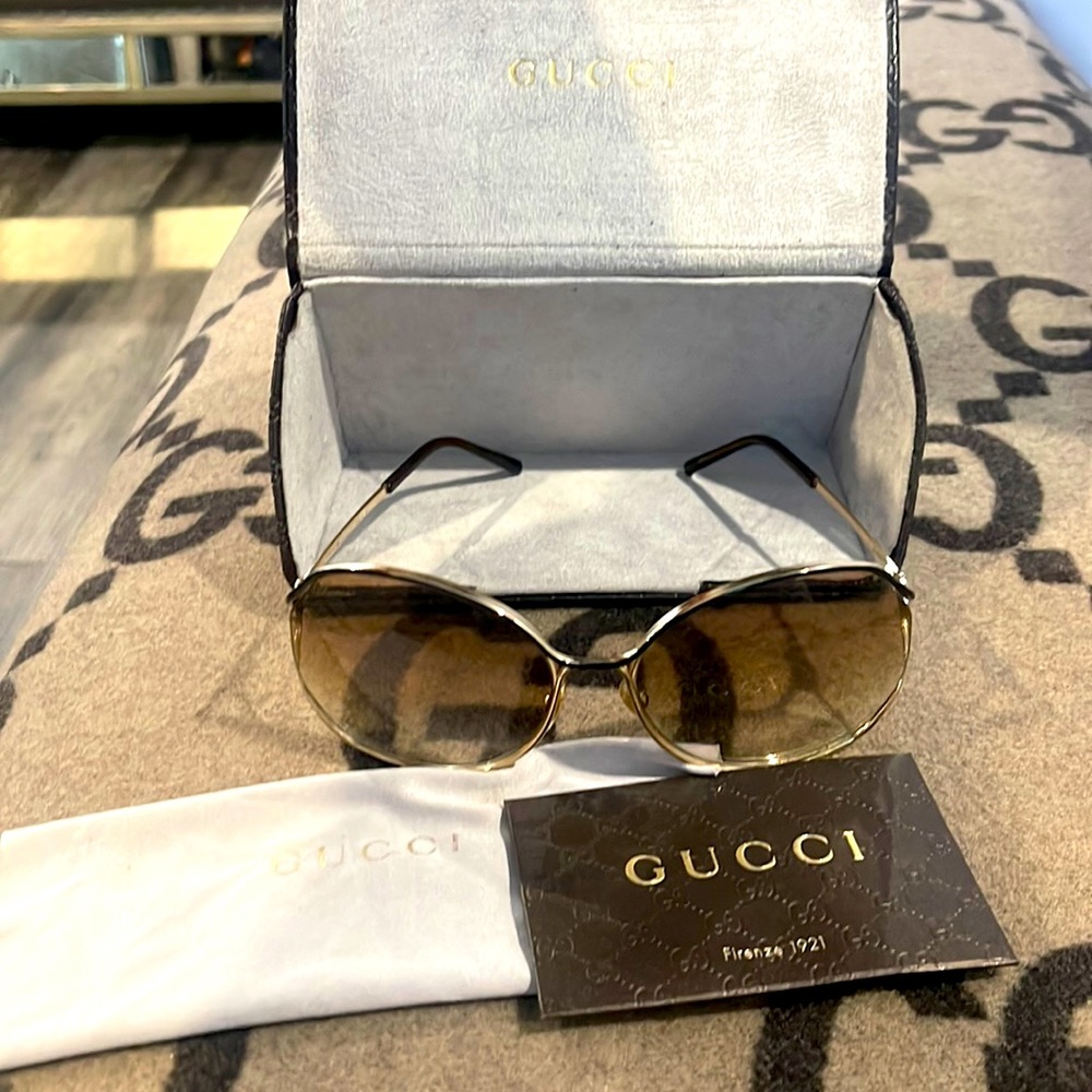 Gucci sunglasses with ombré tint